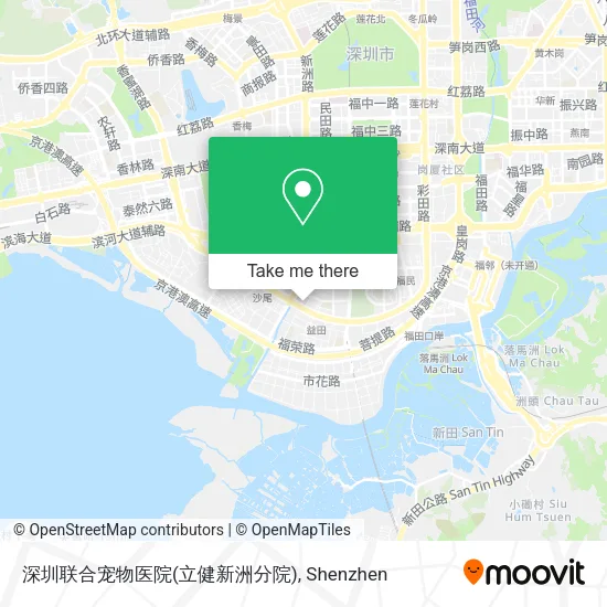 深圳联合宠物医院(立健新洲分院) map