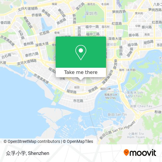 众孚小学 map