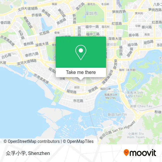 众孚小学 map
