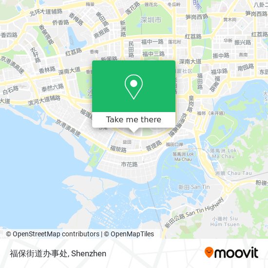 福保街道办事处 map