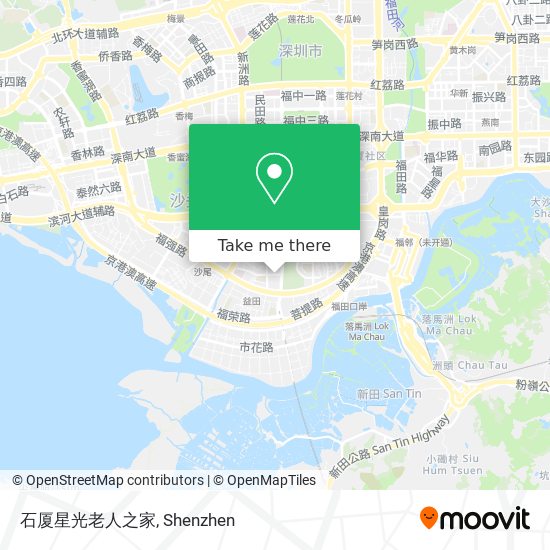 石厦星光老人之家 map