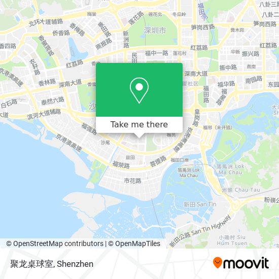 聚龙桌球室 map