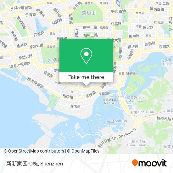新新家园-D栋 map