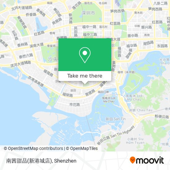 南茜甜品(新港城店) map