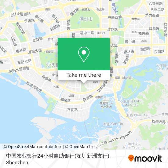 中国农业银行24小时自助银行(深圳新洲支行) map