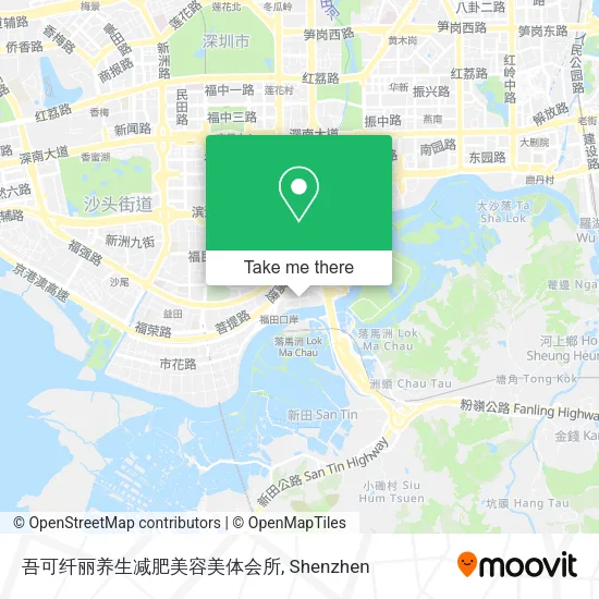 吾可纤丽养生减肥美容美体会所 map