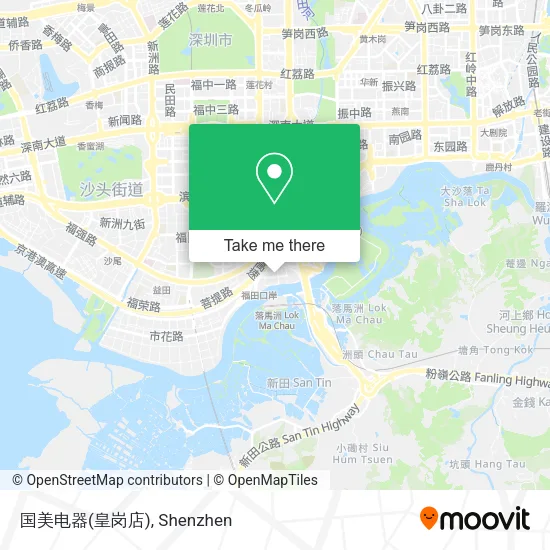 国美电器(皇岗店) map