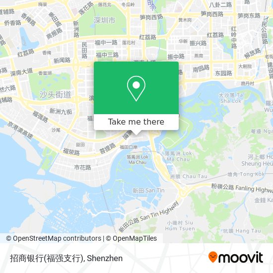 招商银行(福强支行) map