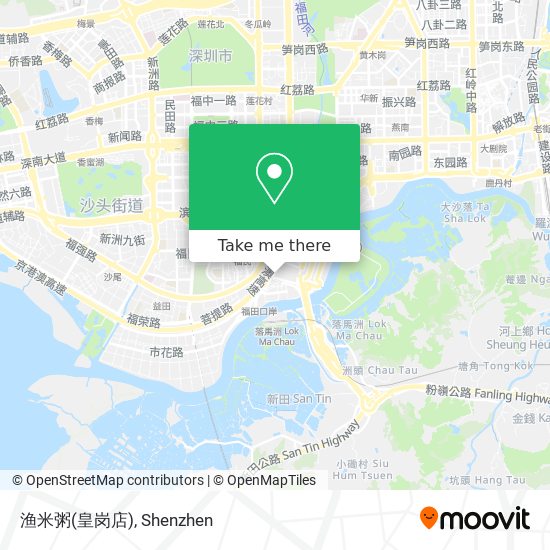 渔米粥(皇岗店) map