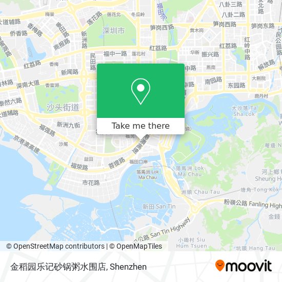 金稻园乐记砂锅粥水围店 map