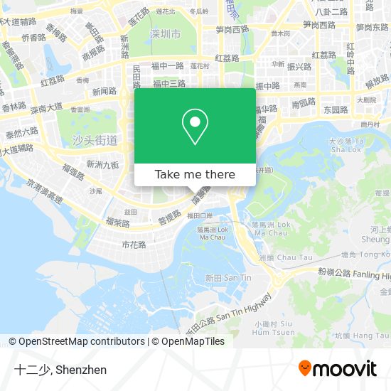 How To Get To 十二少in 福田区by Bus Or Metro