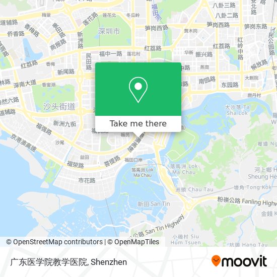 广东医学院教学医院 map
