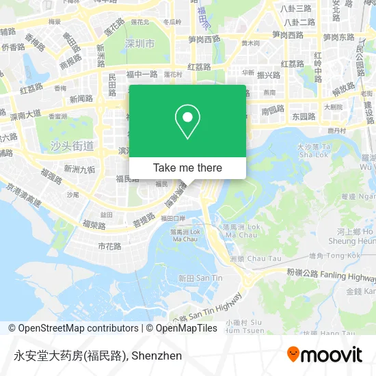 永安堂大药房(福民路) map