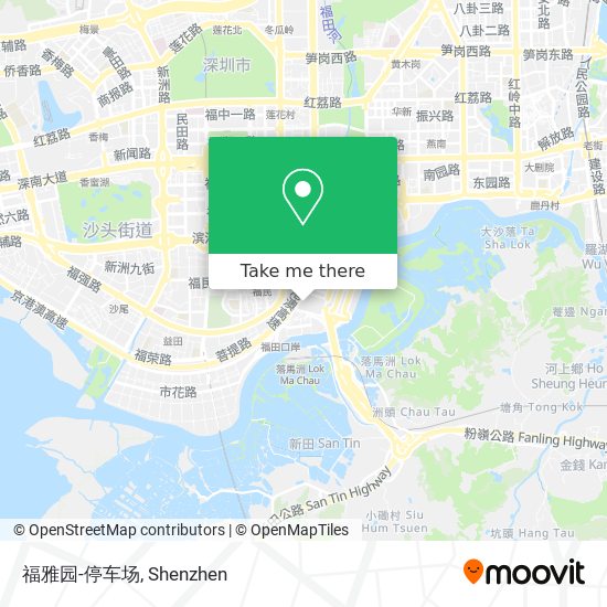 福雅园-停车场 map