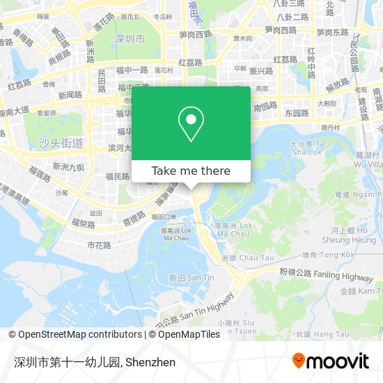 深圳市第十一幼儿园 map