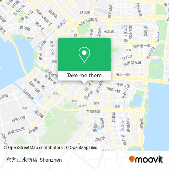 东方山水酒店 map