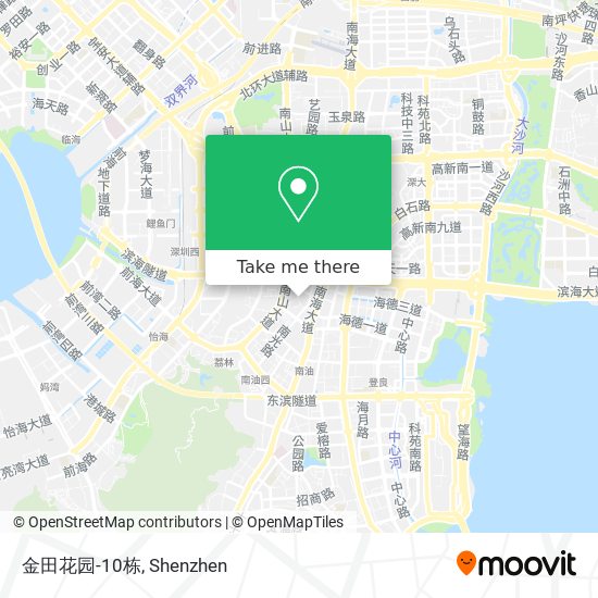 金田花园-10栋 map