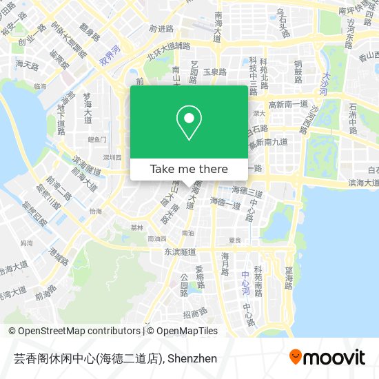 芸香阁休闲中心(海德二道店) map