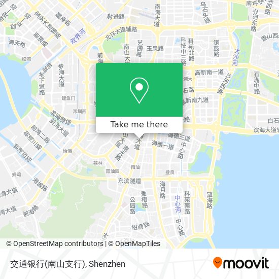 交通银行(南山支行) map