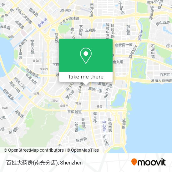 百姓大药房(南光分店) map