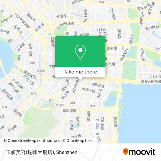 玉妍美容(瑞峰大厦店) map