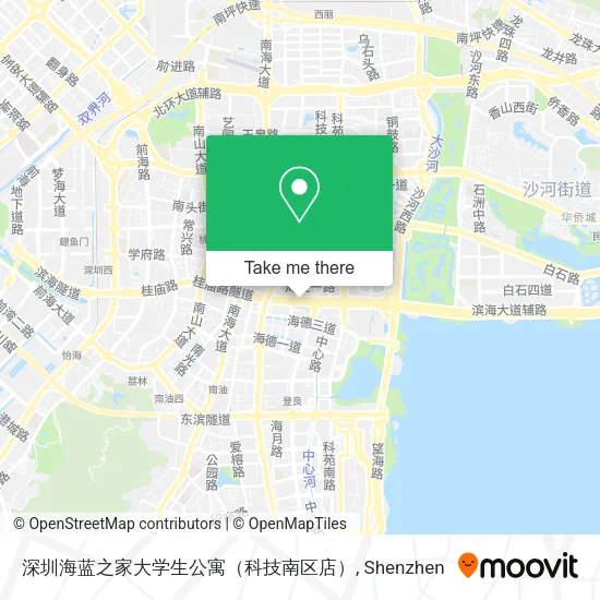 深圳海蓝之家大学生公寓（科技南区店） map