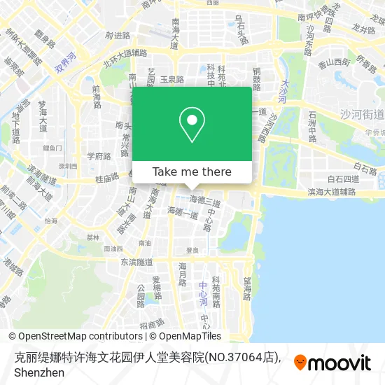 克丽缇娜特许海文花园伊人堂美容院(NO.37064店) map