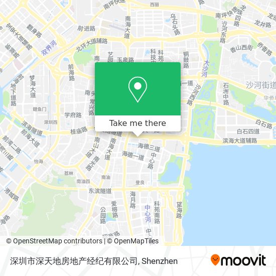深圳市深天地房地产经纪有限公司 map