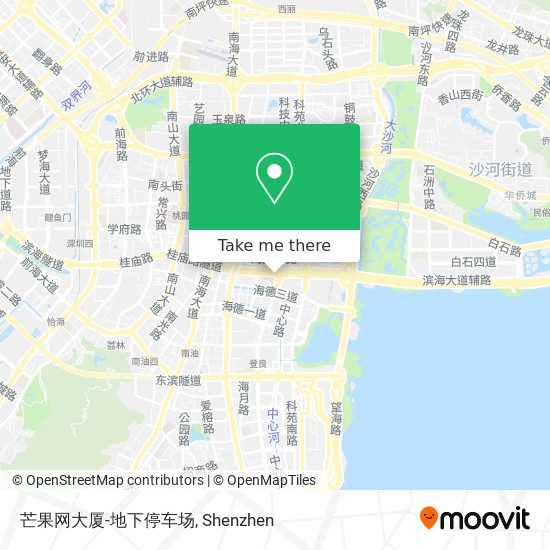 芒果网大厦-地下停车场 map