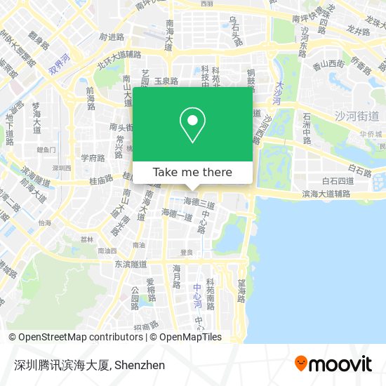 深圳腾讯滨海大厦 map