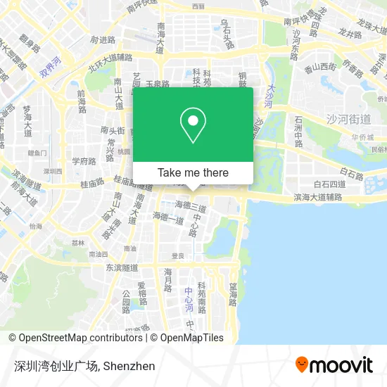 深圳湾创业广场 map