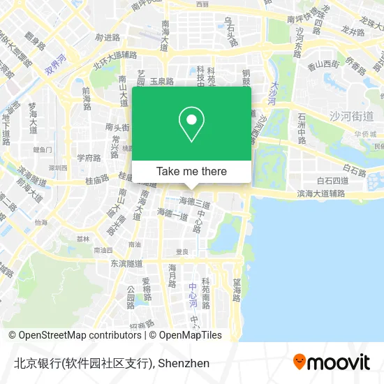 北京银行(软件园社区支行) map