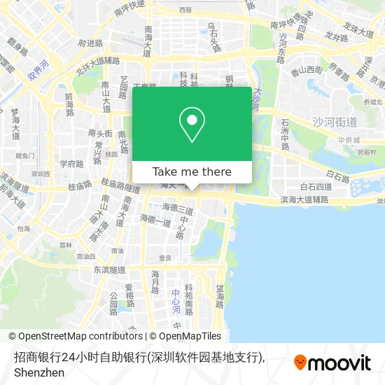 招商银行24小时自助银行(深圳软件园基地支行) map