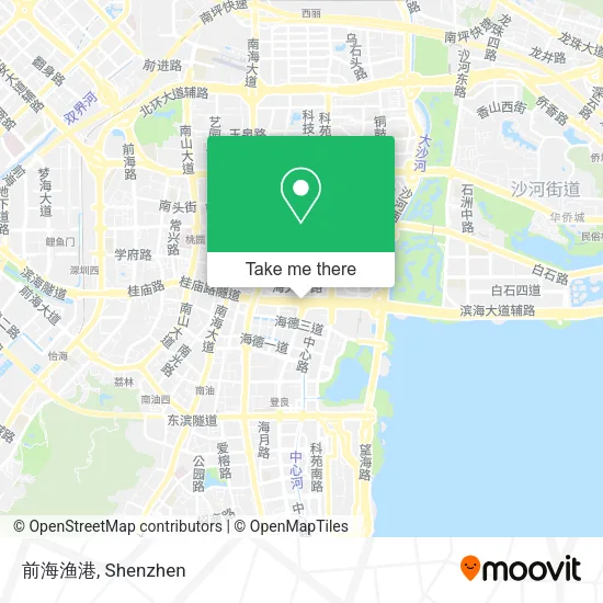 前海渔港 map