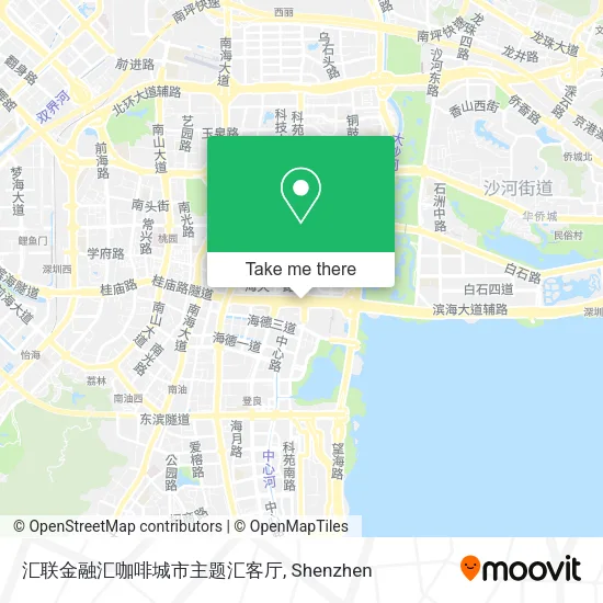 汇联金融汇咖啡城市主题汇客厅 map