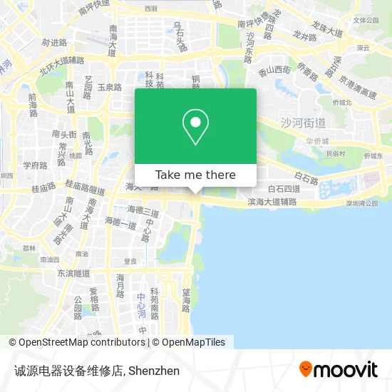 诚源电器设备维修店 map