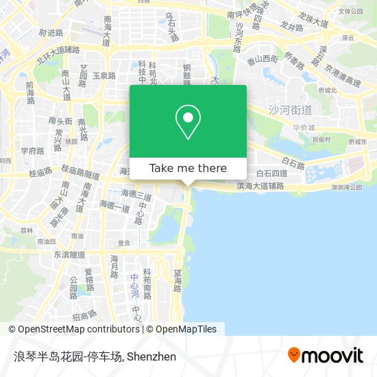浪琴半岛花园-停车场 map