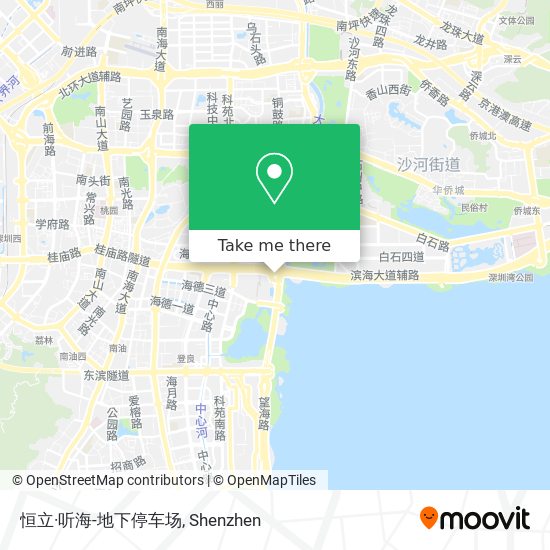 恒立·听海-地下停车场 map