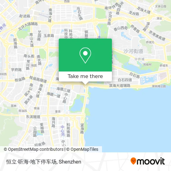 恒立·听海-地下停车场 map