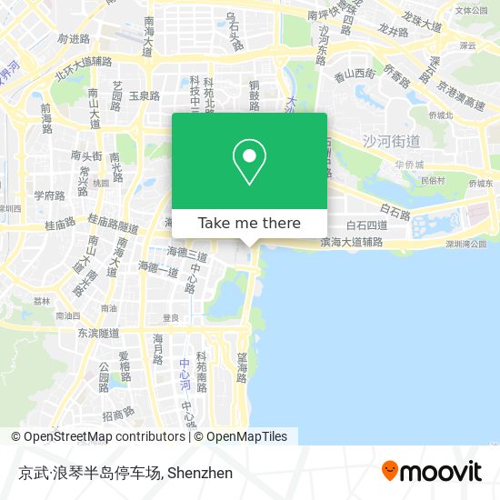 京武·浪琴半岛停车场 map