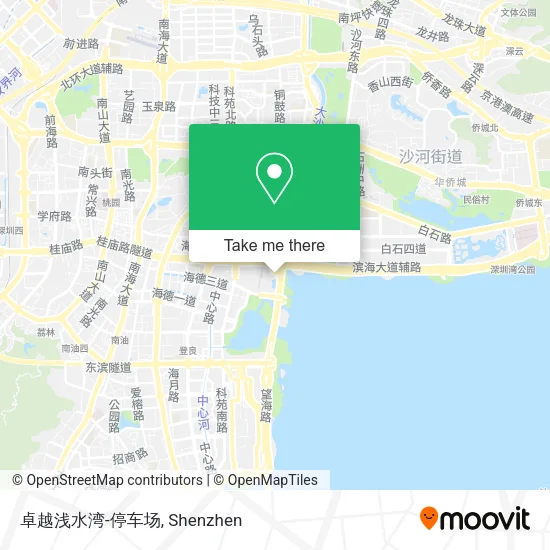 卓越浅水湾-停车场 map