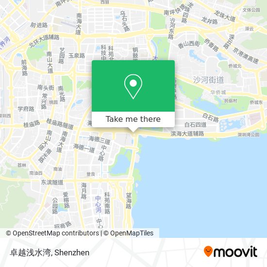 卓越浅水湾 map