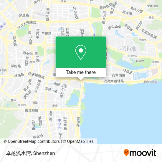 卓越浅水湾 map