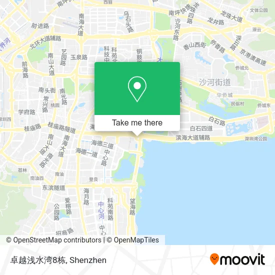 卓越浅水湾8栋 map