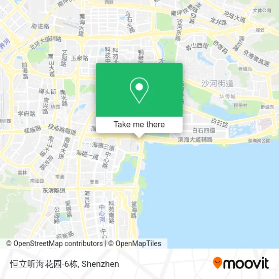 恒立听海花园-6栋 map