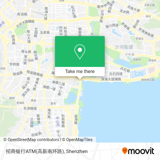 招商银行ATM(高新南环路) map