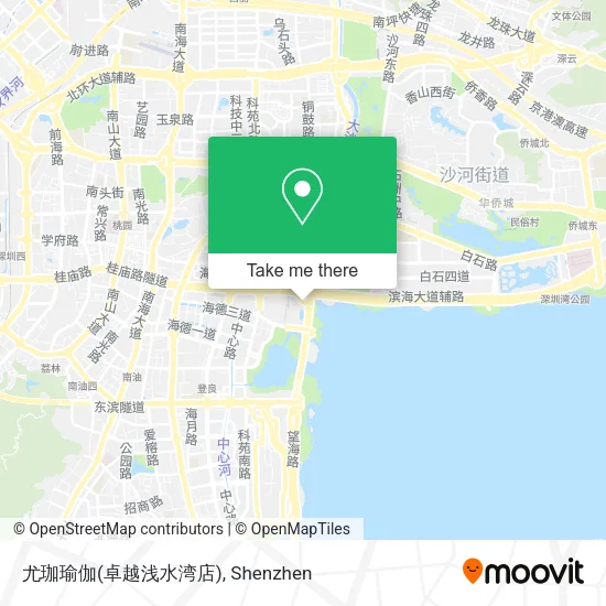 尤珈瑜伽(卓越浅水湾店) map