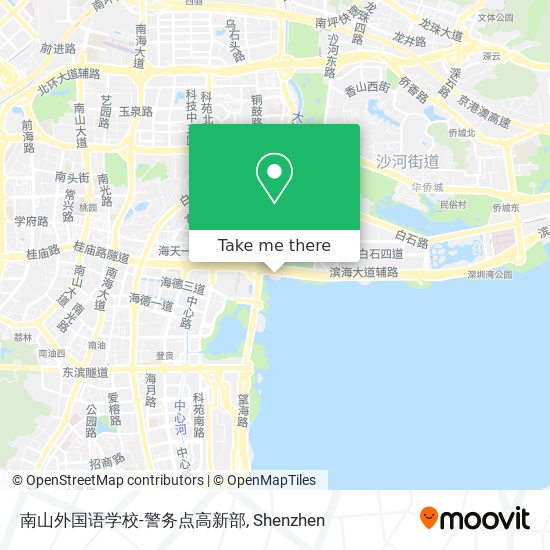 南山外国语学校-警务点高新部 map
