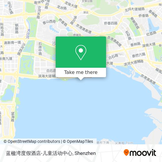 蓝楹湾度假酒店-儿童活动中心 map