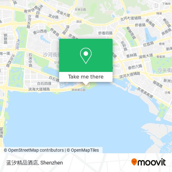 蓝汐精品酒店 map